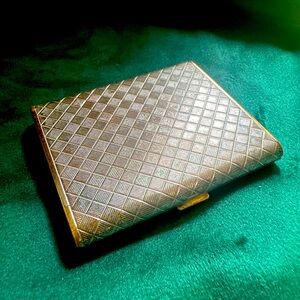 Vintage Gold and silver Christian Dior compact